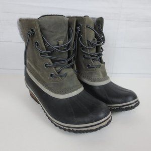 Sorel Women's Boots Leather & Rubber Size 7 Gray